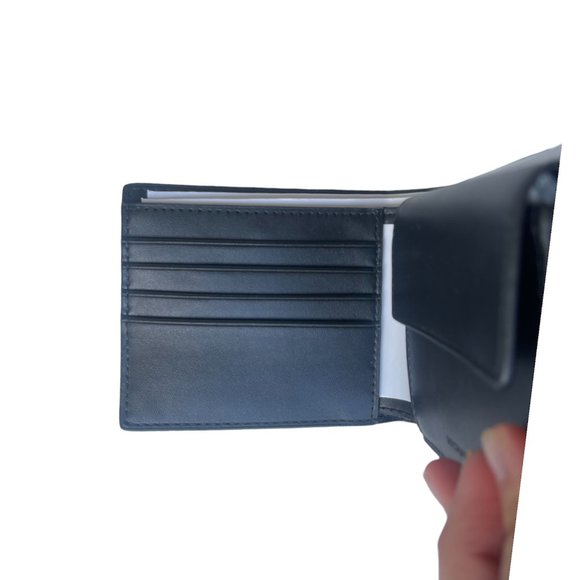 Michael Kors Men Cooper Logo Billfold Wallet With Coin Pouch MK print Brown - Picture 5 of 8